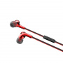 Проводные наушники HOCO M30 Glaring, Jack 3.5mm, 1.2 м, красный, контроллер с микрофоном