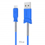 Кабель Hoco X24 Pisces USB - micro USB, 1 м синий