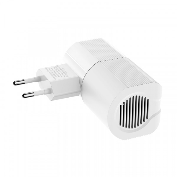 Зарядное устройство BOROFONE BA44A Sage USB, 2.1A, белый, два порта