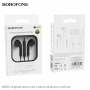 Наушники-вкладыши с микрофоном Borofone BM30 Black