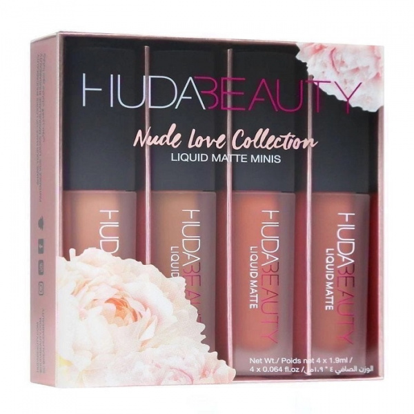 Губная помада Hudabeauty Nude Love Collection Liquid Matte Minis