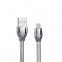 Кабель Remax Laser RC-035i, lightning, 1 м, серебристый