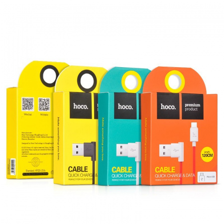 Кабель Hoco UPM10 USB - micro USB, черный