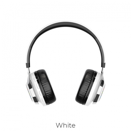 Беспроводные наушники BOROFONE BO8 Love Song, Bluetooth + AUX, 200 мАч, Белый, TF