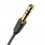 Кабель Borofone BL3 Audiolink, 3.5 AUX mini jack 3.5 mm, серый