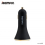 Автомобильное зарядное устройство Remax 3USB RCC302, чёрный
