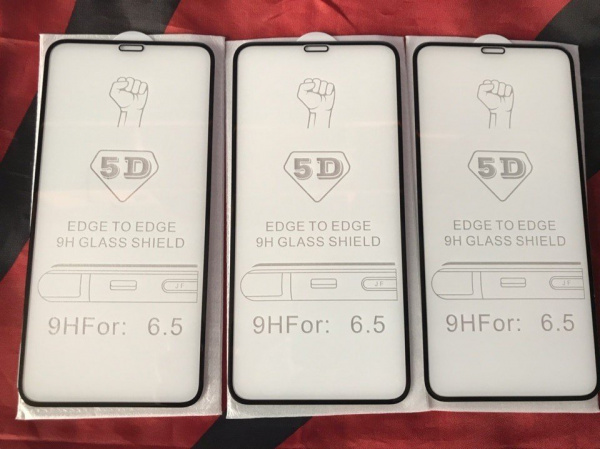 Защитное стекло 5D для iPhone XS Max