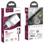 Зарядное устройство HOCO N3 Special, 3A, белый, кабель micro USB