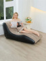 Надувное кресло flocked lounge