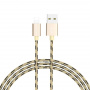 Кабель Borofone BX9 MagicSync, lightning, 1 м, золотой