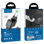Зарядное устройство HOCO N2 Vigour single, 2A, черный, кабель micro USB