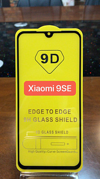 Защитное стекло Full Glue для Xiaomi Redmi 9SE, черный
