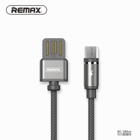 Кабель Remax Gravity RC-095m USB - micro USB, 1 м черный