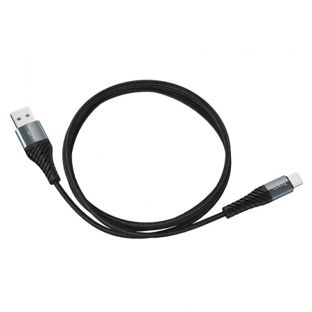 Кабель Hoco X38, USB - USB Type-C, 1 м, черный