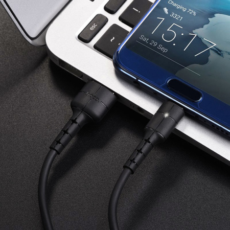 Кабель hoco X30, USB - USB Type-C, 1.2 м, черный