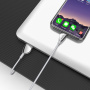 Кабель Hoco U62 USB - micro USB, 1.2 м серебристый