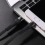 Кабель Borofone BU4 Small waistline USB - micro USB, 1.2 м черный