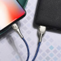 Кабель Hoco U59, lightning, 1.2 м, синий