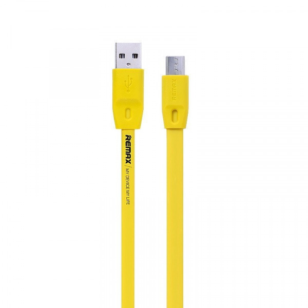 Кабель Remax Full Speed Micro RC-001m USB - micro USB, 2 м желтый