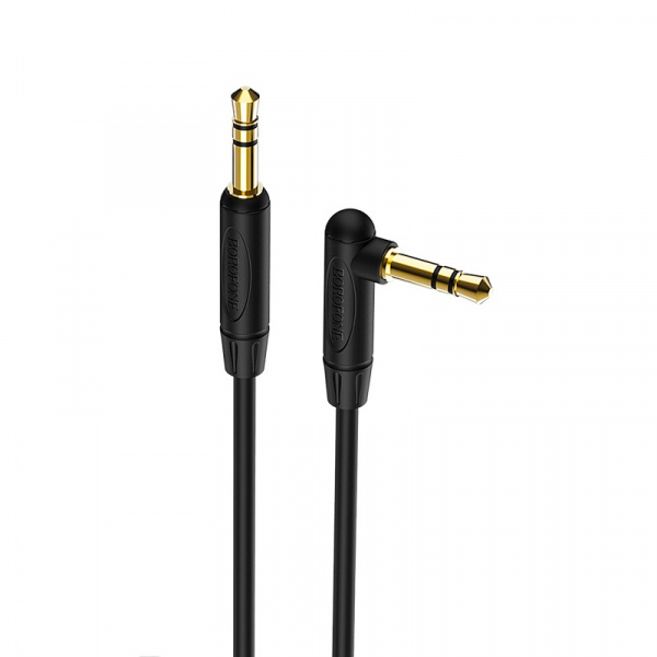 Аудио-кабель BOROFONE BL4 AUX, 1 м, черный