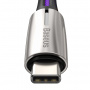 Кабель Baseus CATSD-J05, USB - USB Type-C, 1 м, quick charge 3.0, синий