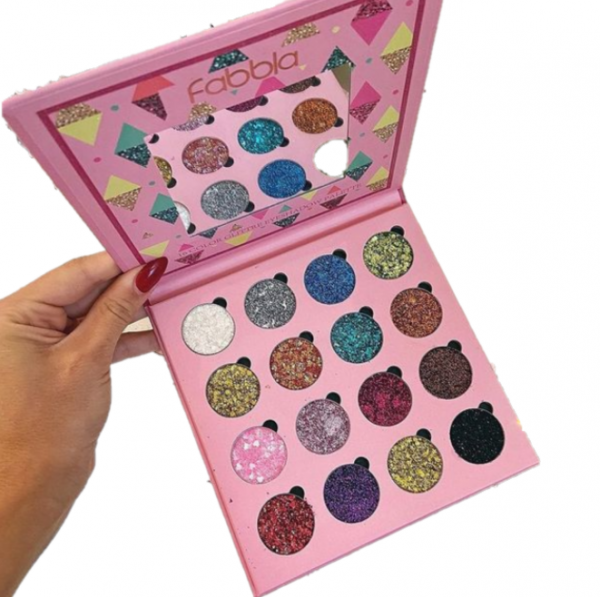 Палетка глиттеров для век Fabbla Glitter