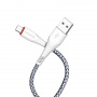 Кабель Borofone BX10 SmartSync USB - micro USB, 1 м белый