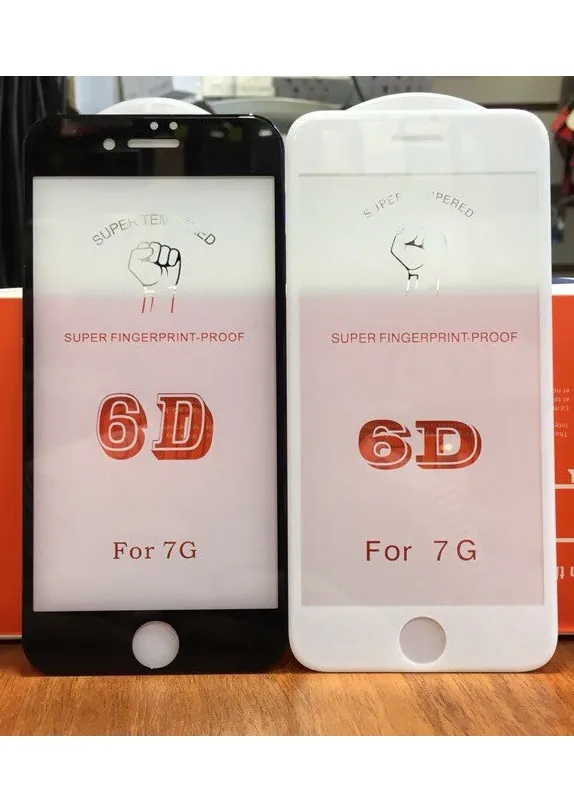 Защитное стекло 6D для Iphone X
